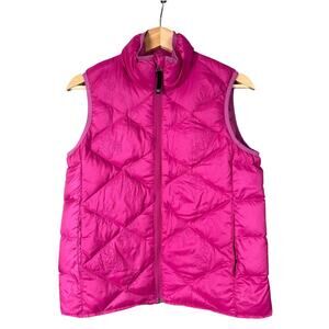 REI Girls Size Large %100 Polyester Pink Puff Vest